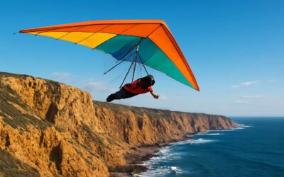Soar with a hang glider: Freedom, wind, and breathtaking horizons!