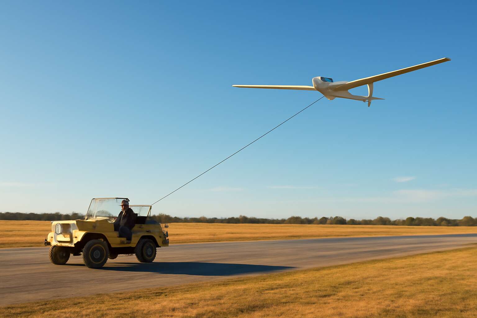 glider winch launch